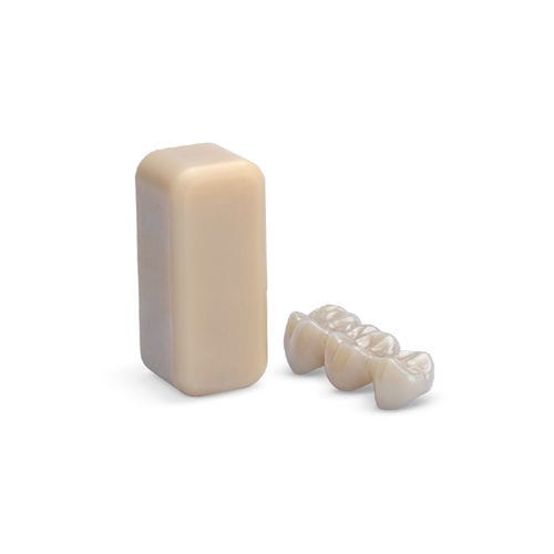 Material dentário em zircônia - BruxZir® NOW - Glidewell Europe - de fresagem