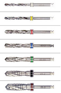 Broca para implantodontia - NM-Dxxxx series - Noris Medical Ltd. - em aço inoxidável