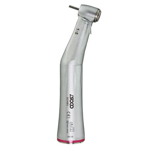 Contra-ângulo odontológico - SCHB5 - SOCO Precision Instrument Co., Ltd. - elétrico / multiplicador / com sistema rápido push button