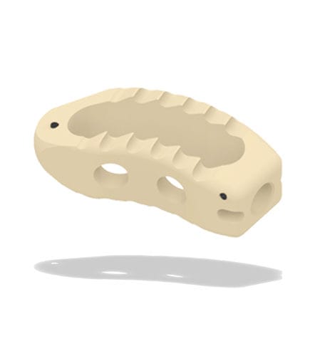 Espaçador intervertebral lombar - Harpoon™ - ChoiceSpine - via transforaminal / em PEEK