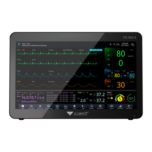 Monitor multiparamétrico modular - PG RIA 9 - Progetti S.r.l. - de ECG / RESP / de SpO2