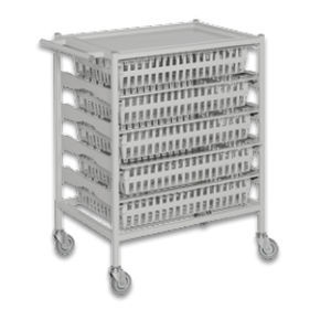 Carrinho hospitalar - 1064817 - ScanModul® - para uso geral / de transporte / com prateleiras