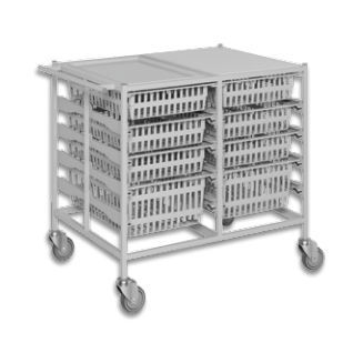 Carrinho hospitalar - 1064838 - ScanModul® - para uso geral / de transporte / com prateleiras