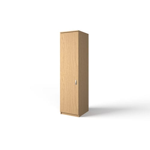Armário para quarto de pacientes - S/0 series - Reha-Bed - com prateleiras / com 1 porta / 1 módulo