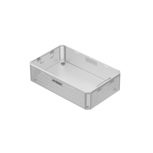 Cesto de esterilização para instrumentos - 3/4 Quarter Size - Aygun Surgical Instruments - em aço inoxidável / perfurado