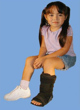 Bota imobilizadora curta - 2732 series - Tiburon Medical Enterprises - infantil