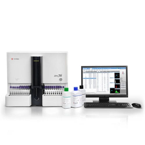 Analisador hematológico automático - DH76 - Shenzhen Dymind Biotechnology Co., LTD - de bancada / 29 parâmetros / por citometria de fluxo