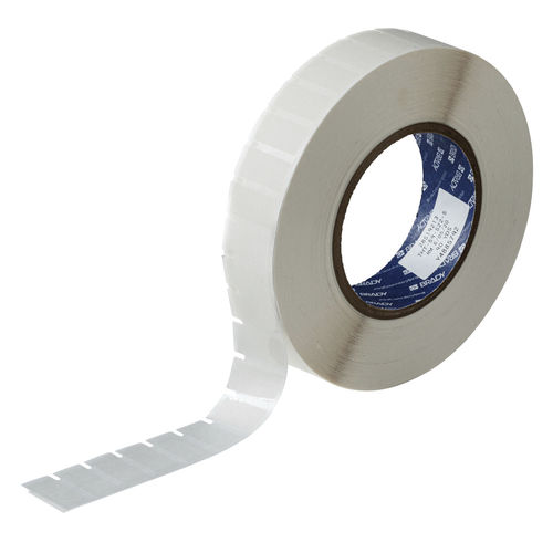 Rolo de etiquetas para tubos - THT-12-521-10 - Brady EMEA - resistente ao calor / resistente a produtos químicos / resistente a solventes