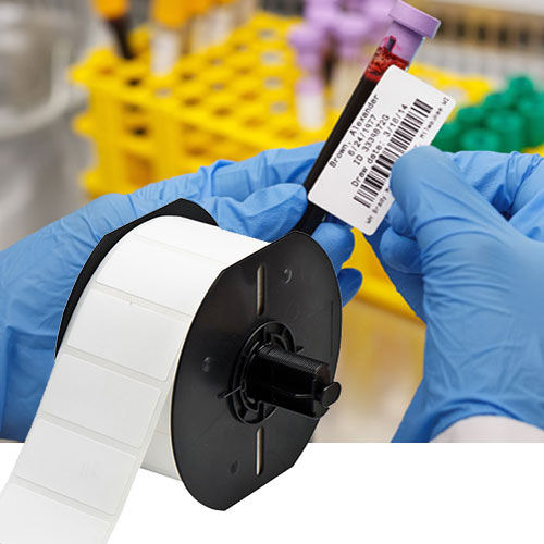 Rolo de etiquetas para tubos - Brady EMEA - resistente a produtos químicos