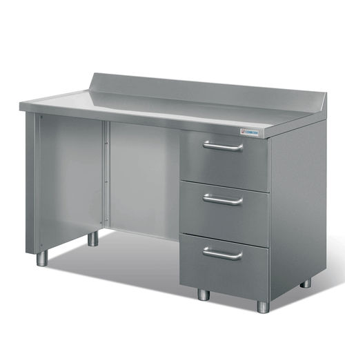 Bancada técnica de laboratório para medicina nuclear - WT3 - Comecer - em inox
