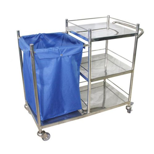 Carrinho hospitalar - BES-PM042 - Besco Medical - para uso geral / de transporte / em aço inoxidável