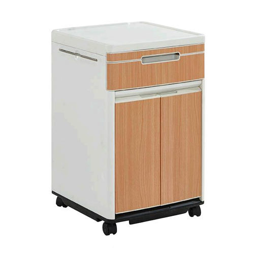 Mesa de cabeceira com rodízios - BES-PM062 - Besco Medical - com gavetas / com bloqueio