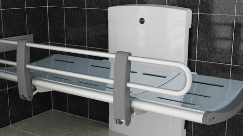 Mesa troca-fraldas - Total Hygiene - retangular / de altura regulável / elétrica