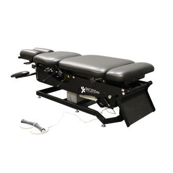 Maca de quiropraxia elétrica - ErgoStyle HYLO - PHS Chiropractic - com encosto reclinável / articulada em 3 seções