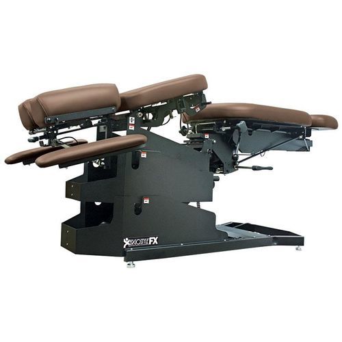 Maca de quiropraxia elétrica - ErgoStyle™ FX  - PHS Chiropractic - com apoios de braços / com apoio de cabeça / com encosto regulável