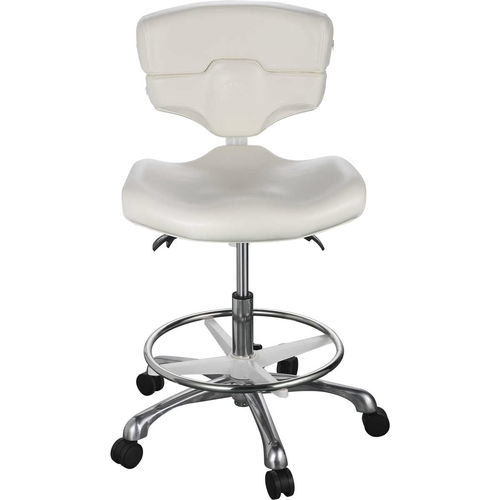 Mocho para consultório médico - LUXE PROVIDER - ComfortSoul - com altura regulável / com rodízios / com encosto