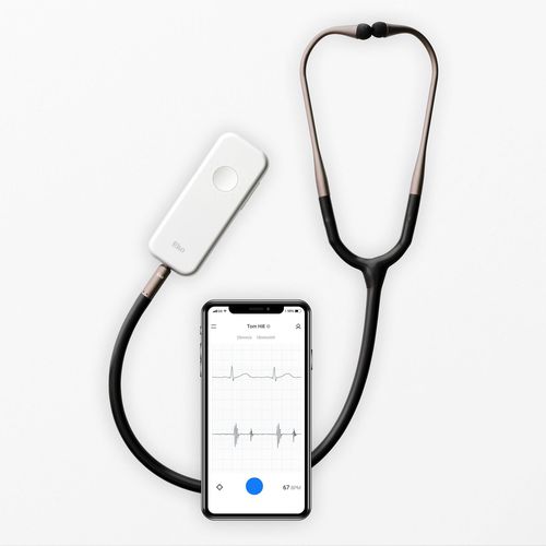Estetoscópio cardiológico - DUO - Eko Devices - eletrônico