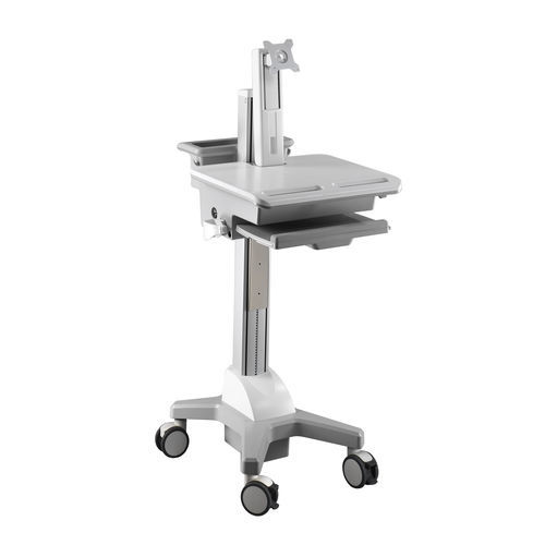 Carrinho de telemedicina com altura regulável - PCART-D2-W120-N-R1  - BriteMED Technology