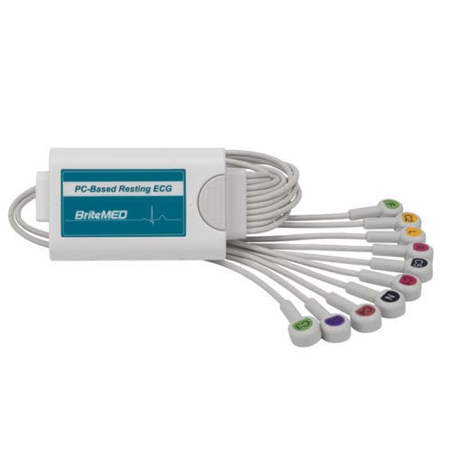Eletrocardiógrafo para ECG em repouso - ECG-D12-10 series - BriteMED Technology - de 12 canais / para computador / USB