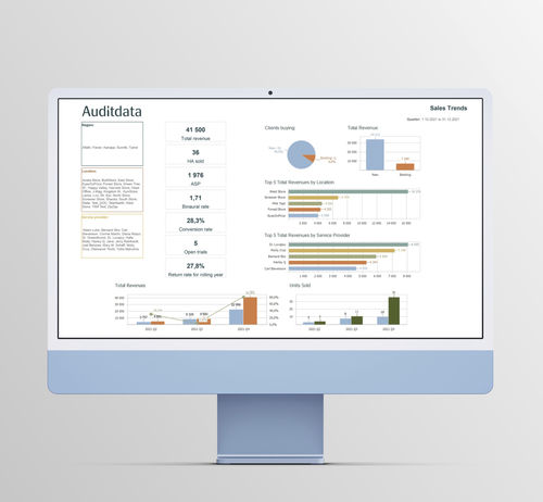 Módulo de software de análise - Auditdata - de criação de laudos / de audiometria