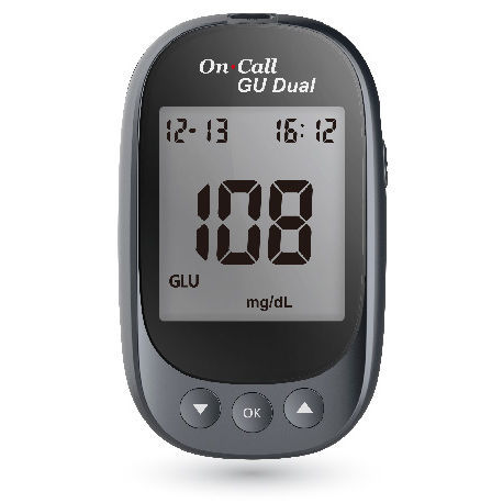 Medidor de glicose automático - On Call GU Dual - ACON DIABETES CARE - de ácido úrico