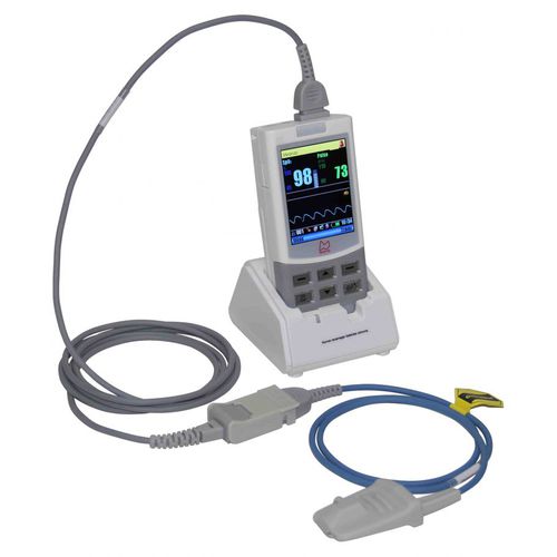 Oxímetro de pulso portátil - MD300M - JG Moriya - médico-hospitalar / branco
