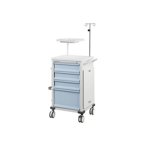 Carrinho de emergência - VLT-323 - Vallitech Móveis Hospitalares - para cilindros de oxigênio / para desfibrilador / para tratamentos