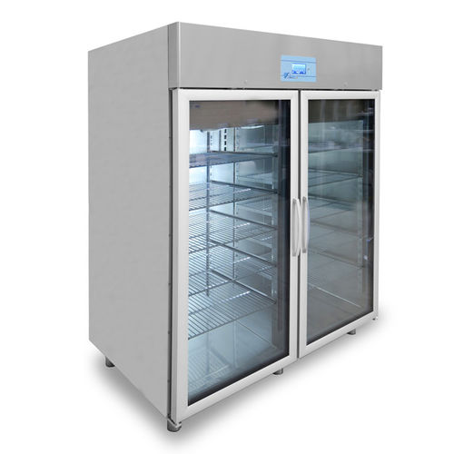 Refrigerador de laboratório - PSV1400 - A.C.F. Italia srl - vertical / com 2 portas / com porta de vidro