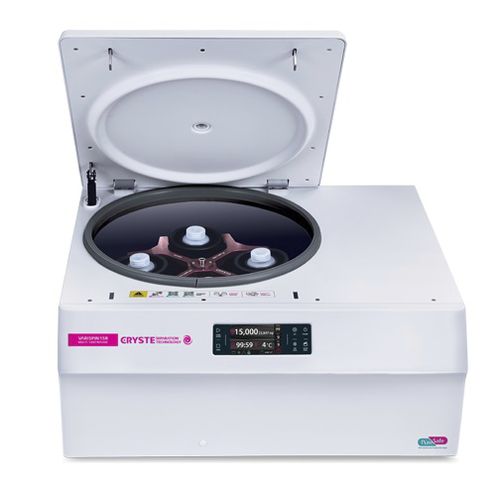 Centrífuga de laboratório - VARISPIN 15R - CRYSTE - de bancada / refrigerada