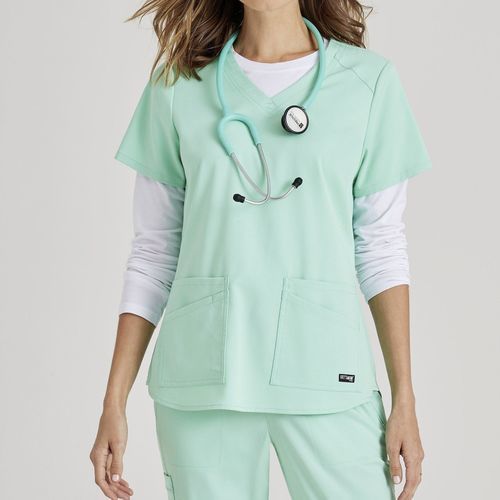 Pijama hospitalar de mulher - EMMA TOP - Barco Uniforms - L / XL / M