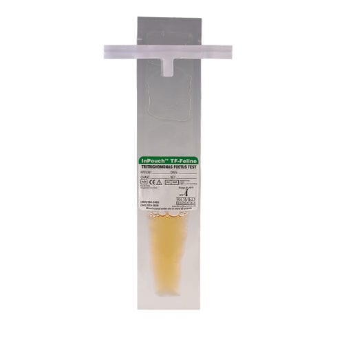 Kit de teste de tricomonose felina - INPOUCH® TF - Biomed Diagnostics, Inc. - para felinos / de Tritrichomonas foetus / de fezes
