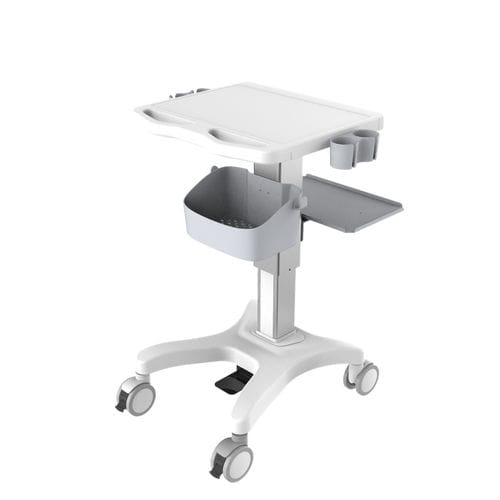 Carrinho hospitalar - TR700-100-04 - Coriton Instrument Co., Ltd. - para aparelhos de ultrassom / de transporte / em aço inoxidável