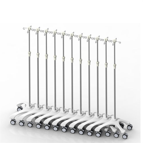 Carrinho para bomba de infusão - RS003 - Coriton Instrument Co., Ltd. - hospitalar / móvel / com altura regulável