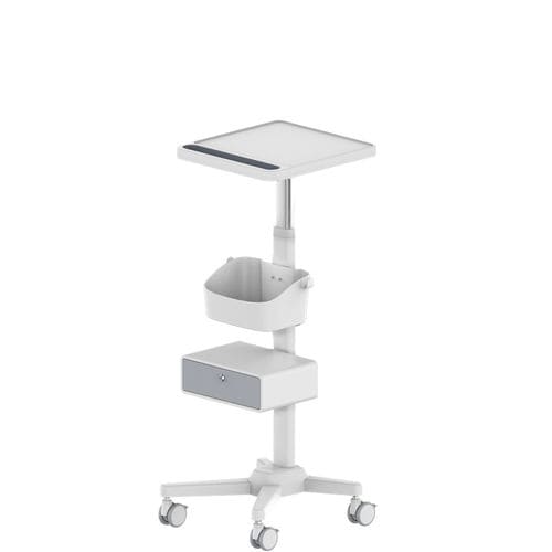 Carrinho para ECG - RS008 - Coriton Instrument Co., Ltd. - hospitalar / com compartimentos / com suporte para laptop