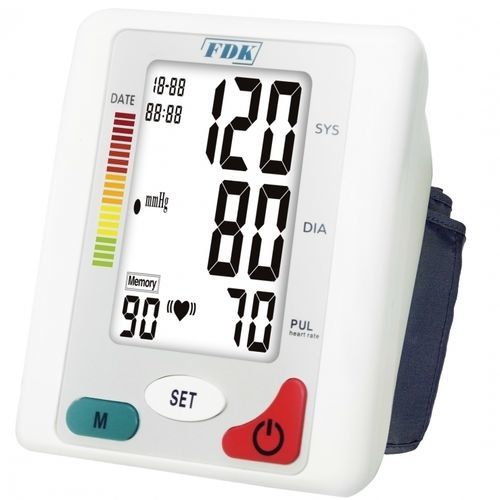 Medidor digital de pressão arterial automático - FT-C02-V(XL) - Fudakang Industrial LLC. - com braçadeira para adulto / 2x90