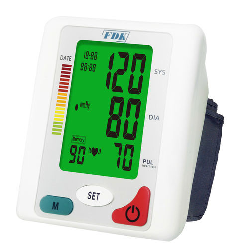 Medidor digital de pressão arterial automático - FT-C02-V(L) - Fudakang Industrial LLC. - com braçadeira para adulto / 2x90