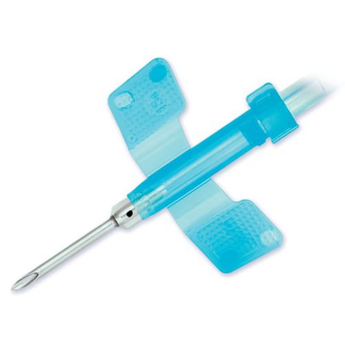 Agulha para injeção intravenosa - SysLoc® MINI - JMS North America Corporation - para punção venosa / com dispositivo de segurança / com aletas