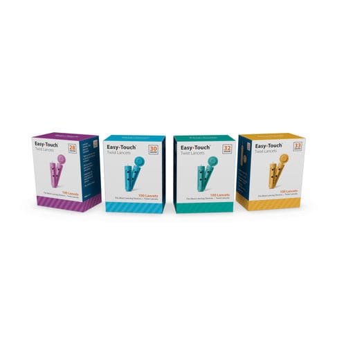 Lanceta estéril - EasyTouch Twist - MHC Medical Products