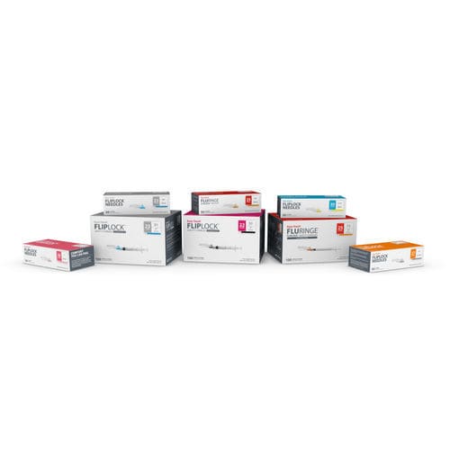 Seringa 3 ml - EasyTouch® FlipLock™ - MHC Medical Products - descartável / com dispositivo de segurança