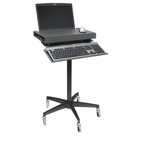 Carrinho para computador com altura regulável - 350306 - Omnimed