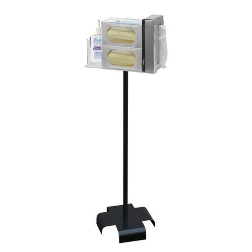 Estação de higienização com suporte para álcool-gel - 304005_311STAND - Omnimed