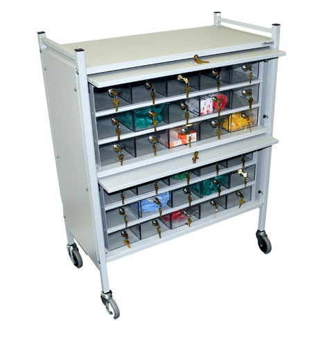 Carrinho hospitalar - 352000 - Omnimed - de acondicionamento / de limpeza / móvel