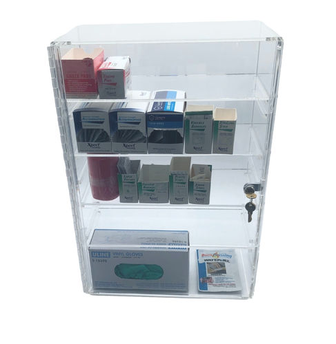 Armário de segurança - 184003 - Omnimed - para instrumentos cirúrgicos / com prateleiras / com porta