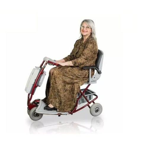 Scooter elétrica de mobilidade reduzida - FeatherLite - Tzora Active Systems - de 4 rodas / com cesta / dobrável