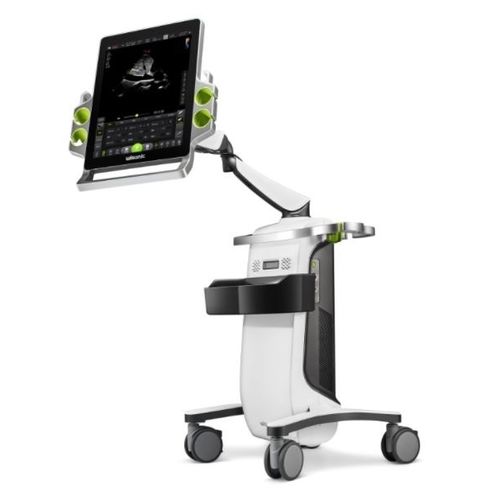 Aparelho de ultrassom com carrinho - Carnation - Wisonic - para emergência médica / em preto e branco / com tela sensível ao toque