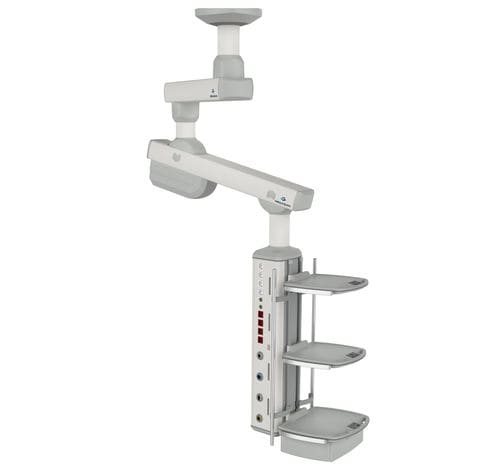 Estativa de braço de teto - MG-PENx-MD-z - Megasan Medical Gas Systems - para cuidados intensivos / para anestesia / articulado