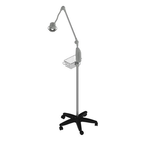 Foco clínico de LED - MG-LM-AH - Megasan Medical Gas Systems - com rodízios / flexível / de altura regulável