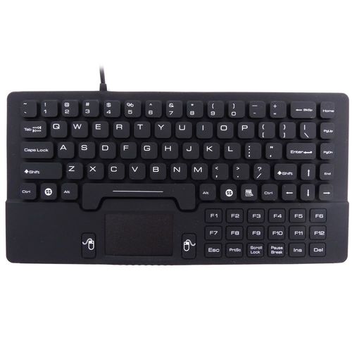 Teclado hospitalar com touchpad - P-M85TP - PAC Technology - em silicone / antibacteriano / à prova de água