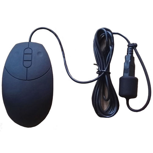 Mouse hospitalar óptico - P-M1 - PAC Technology - USB / com botão de rolagem / em silicone