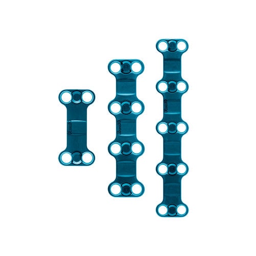 Placa para artrodese cervical - ACAP series - Aero Medical - em titânio / 1 nível / 3 níveis